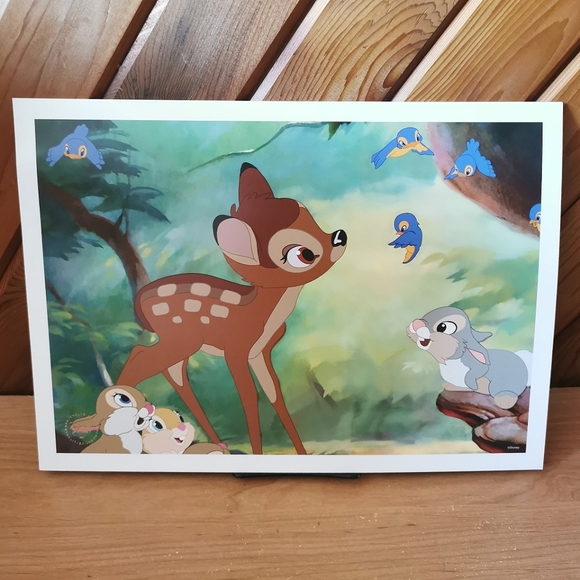 Walt Disney Bambi Lithograph Prints in Folder - Picture 4 of 9